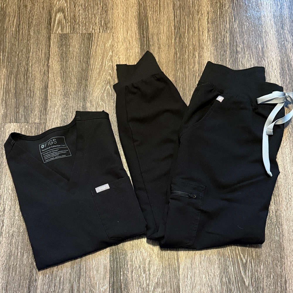 Women’s Figs Black Set Petite X Small